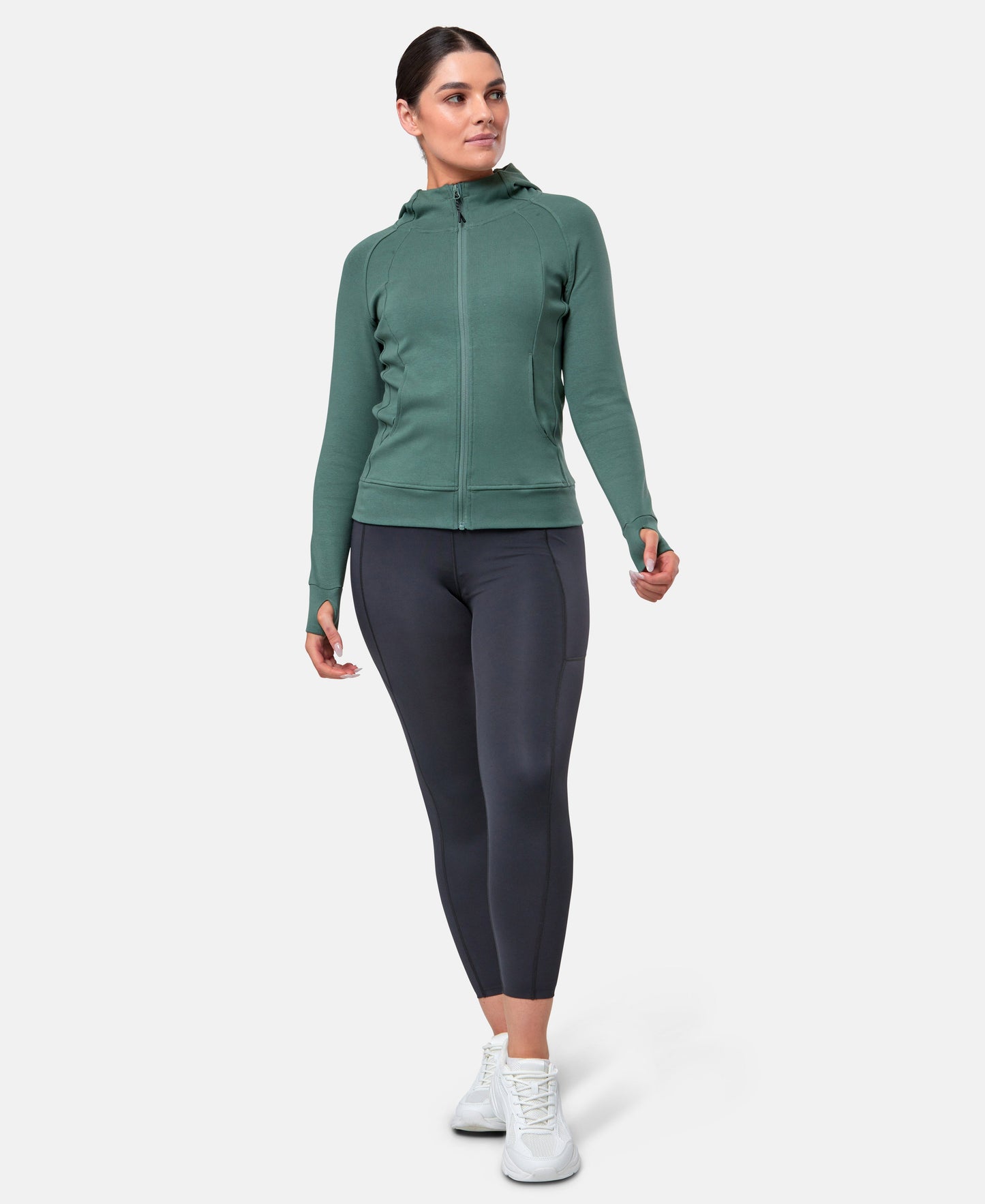 Women's Motion Full Zip Hoody (Sage Surge)