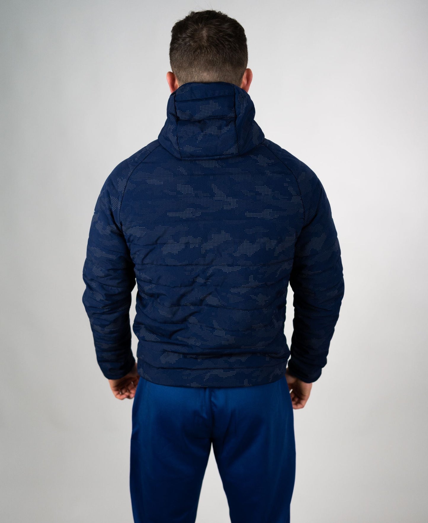 Reflective Camo Adult Jacket (Navy) MEDIUM