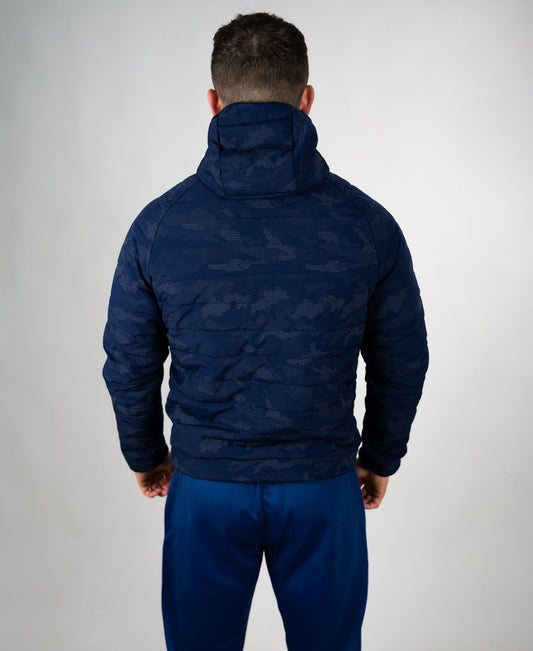 Reflective Camo Adult Jacket (Navy) MEDIUM