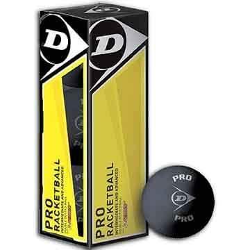 Dunlop Pro Racketball Balls (Box of 3)