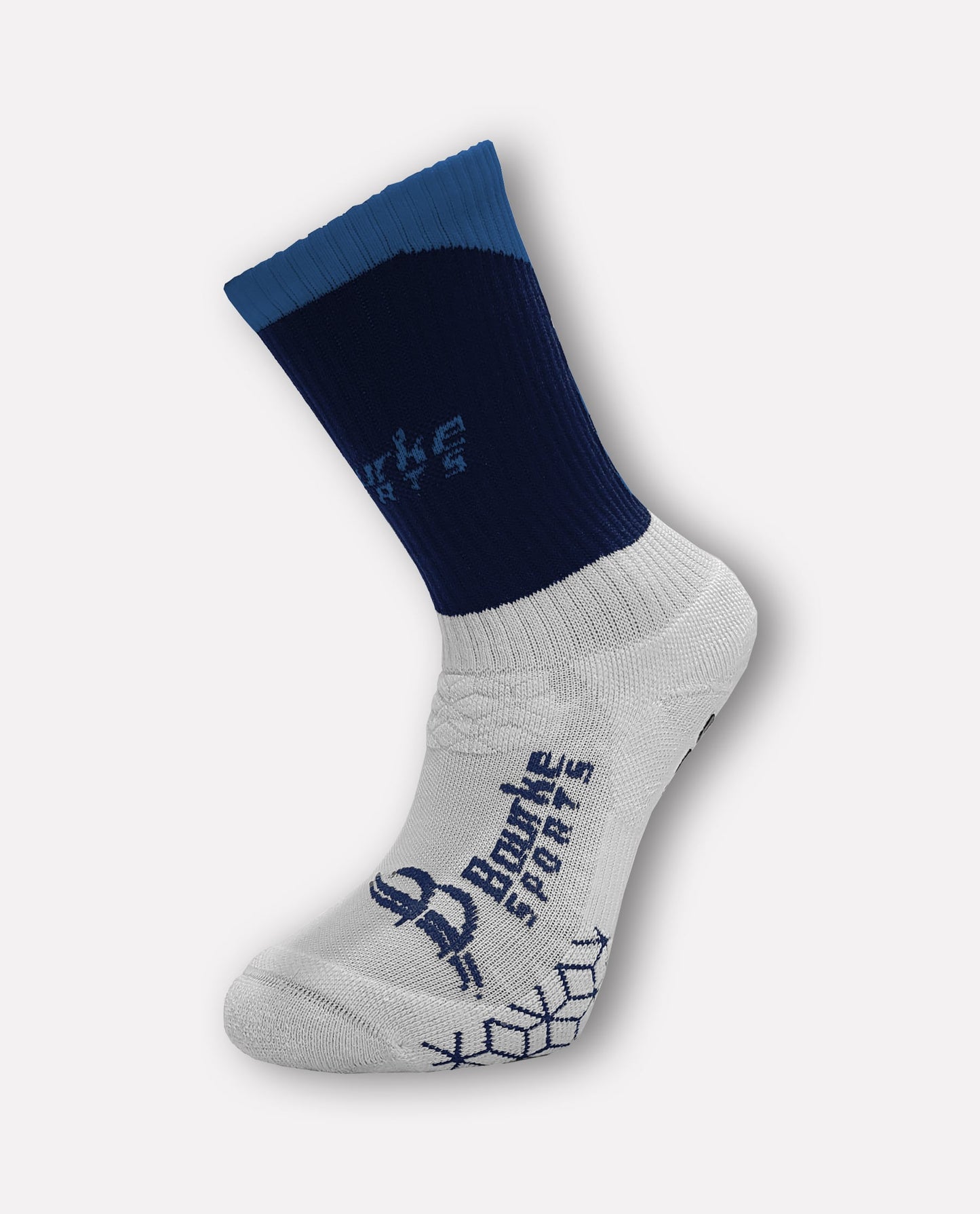 Miniz Chevron Socks (Kids 12-3) Navy & Sky