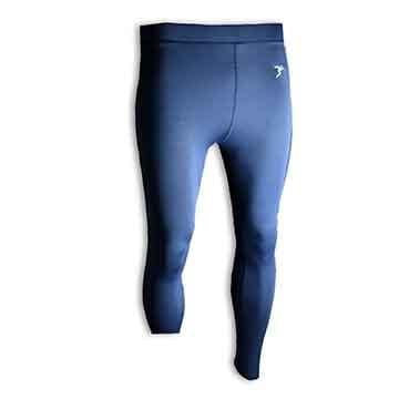 Precision Essential Baselayer Leggings Adult Navy Small 32-34"