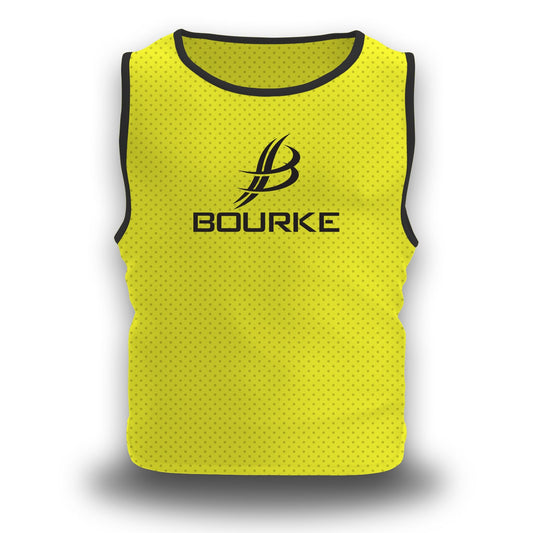 Diamond Mesh Bibs Kids Flo Yellow