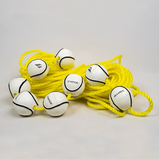 Sliotar on a Rope White