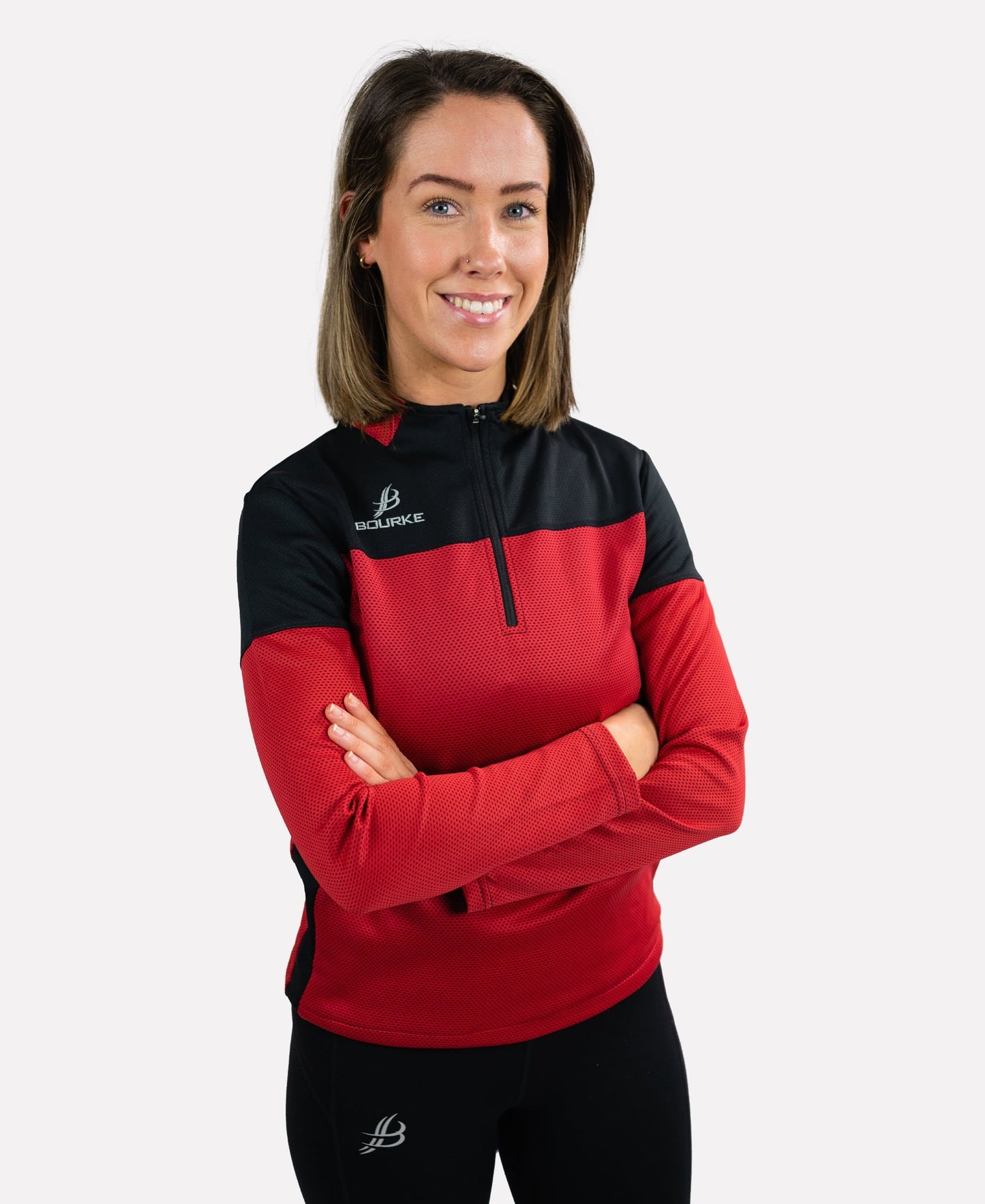 TACA Kids Half Zip (Red/Black) Age 5/6