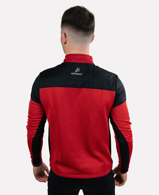 TACA Adult Half Zip (Red/Black) MEDIUM