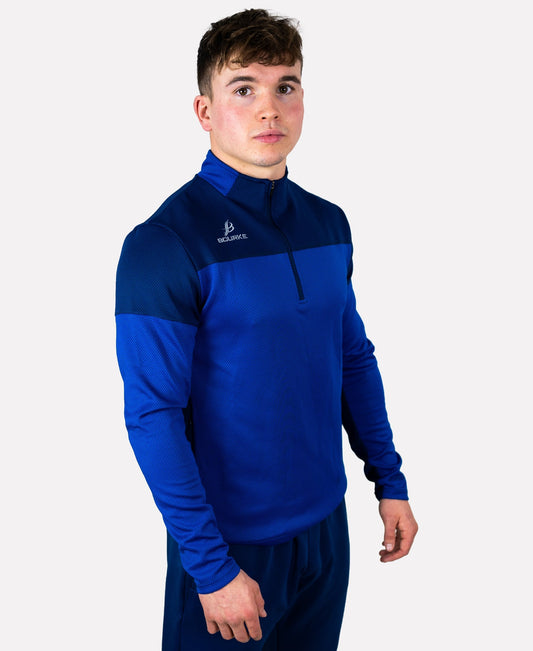 TACA Adult Half Zip (Blue/Navy) MEDIUM