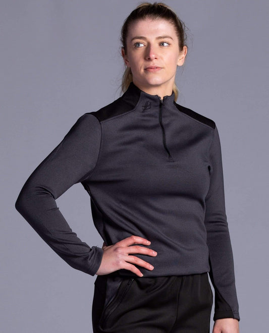 BUA20 Kids Half Zip (Black) Age 5/6