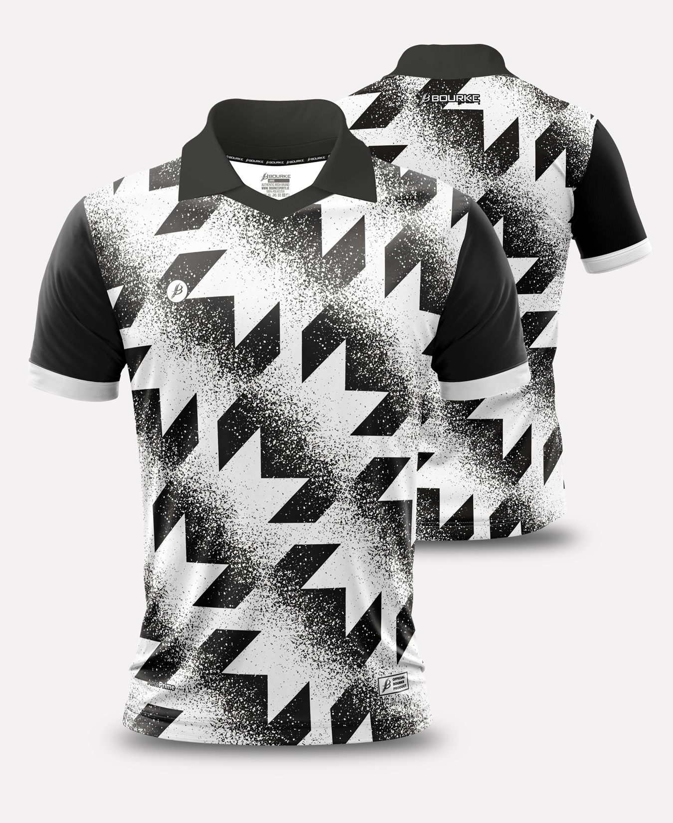 TEASRA RETRO Adult Jersey (Black/White)
