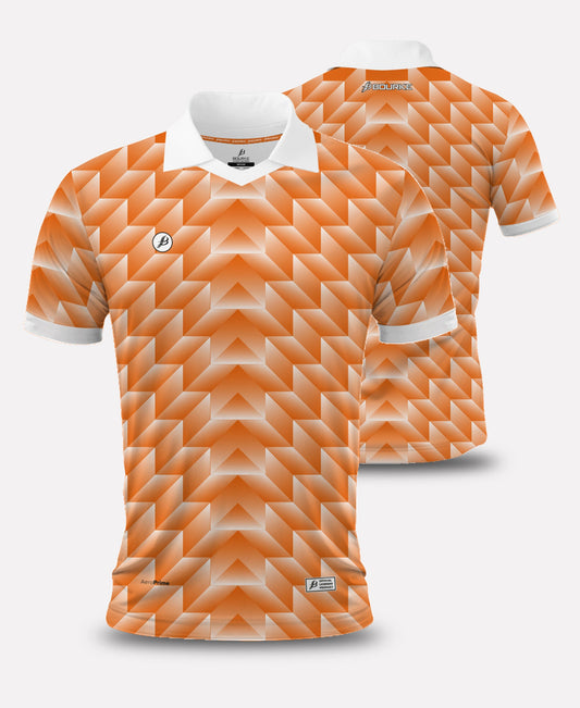 TEASRA RETRO Kids Jersey (Orange/White)
