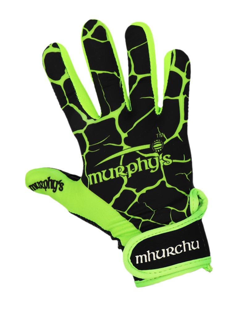 Murphys Gaelic Gloves Junior Black 4 / Under 8
