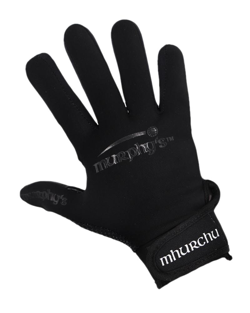 Murphys Gaelic Gloves Adults Black 9 / Medium