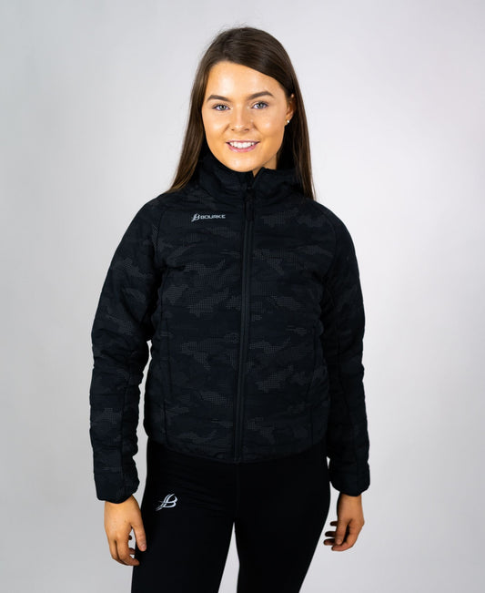 Reflective Camo Kids Jacket (Black) Age 5/6