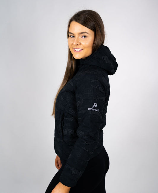 Reflective Camo Adult Jacket (Black) MEDIUM