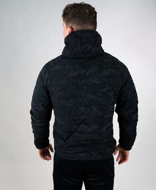 Reflective Camo Kids Jacket (Black) Age 9/10