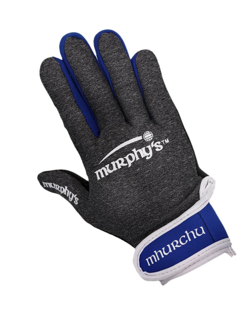 Murphys Gaelic Gloves Junior Grey/Blue/White 4 / Under 8