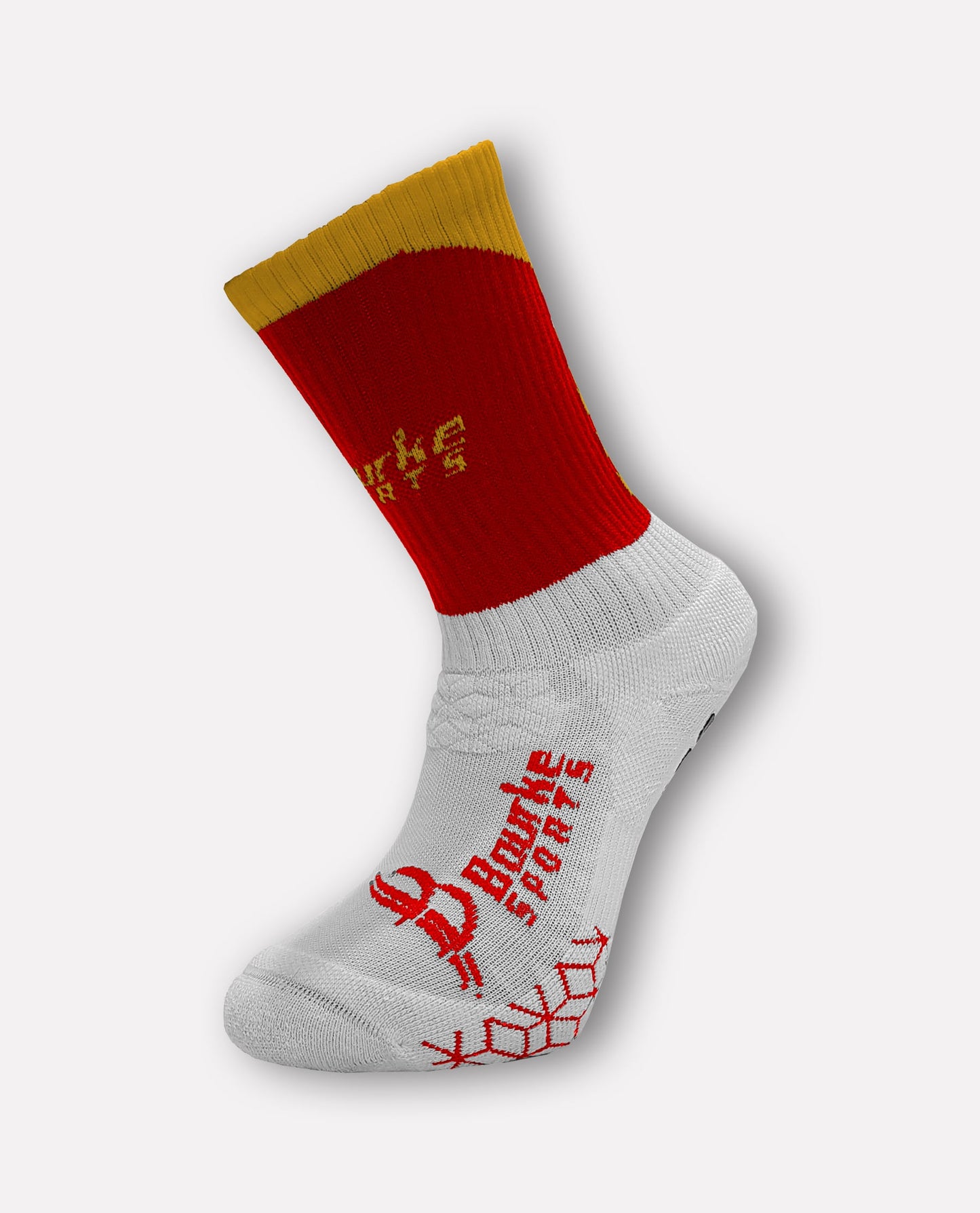 Miniz Chevron Socks (Kids 12-3) Red & Amber
