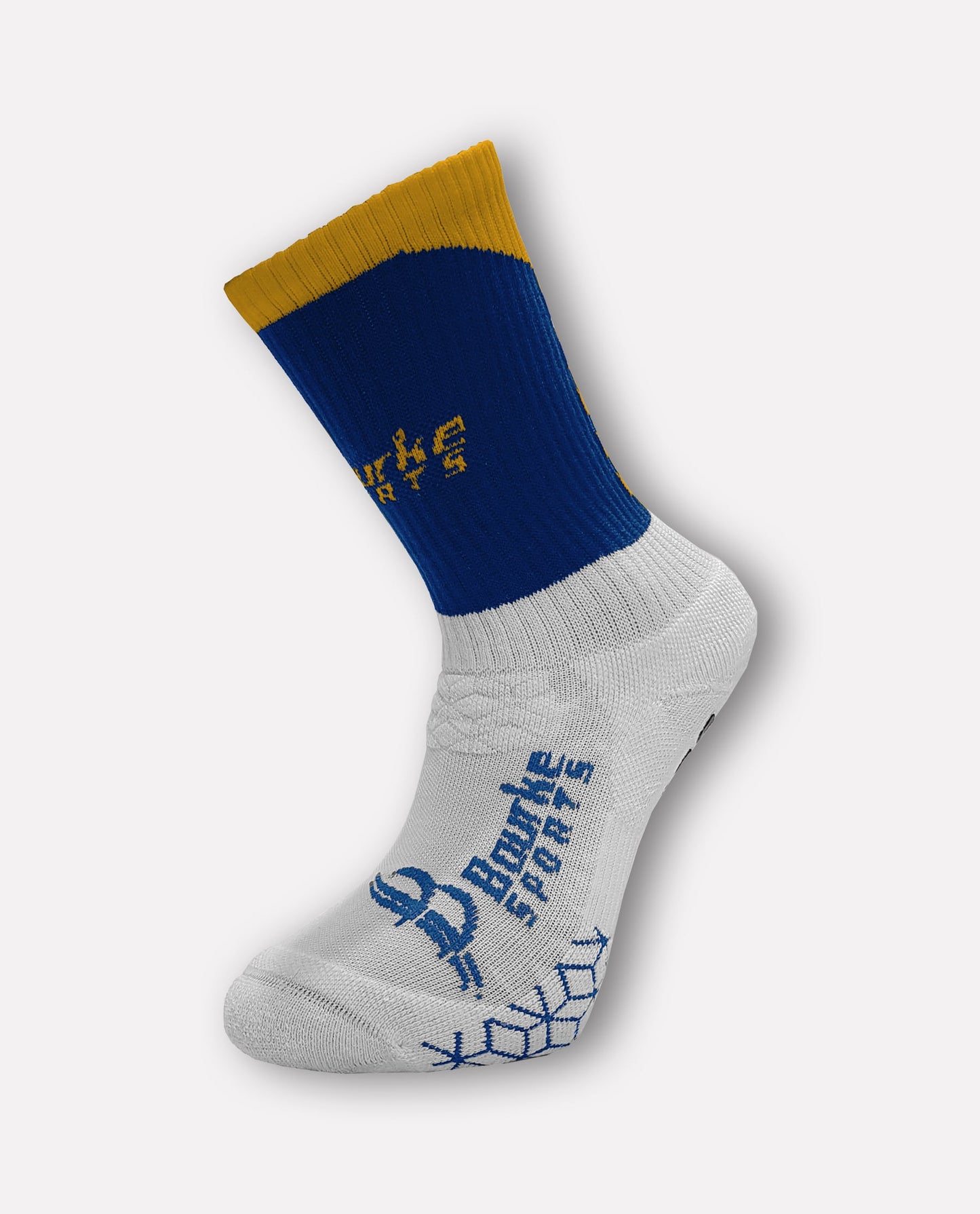 Miniz Chevron Socks (Kids 12-3) Blue & Amber