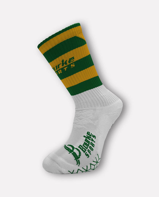 Miniz Hoops Socks (7-11) Black Green