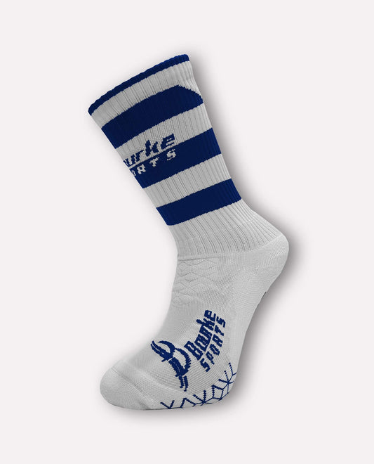 Miniz Hoops Socks (3-6) Blue White
