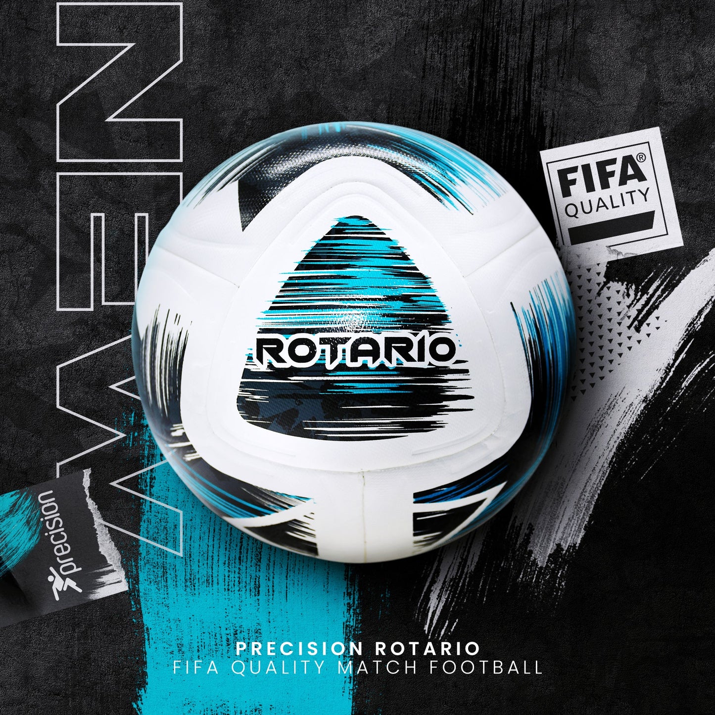 Precision Rotario FIFA Quality Pro Match Football Size 3 4 & 5 Size 3