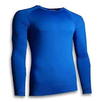 Precision Essential Baselayer Long Sleeve Shirt Adult Royal Medium 38-40"