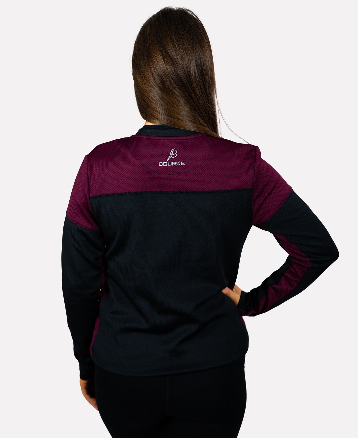 TACA Kids Crew Neck (Maroon/Black) Age 7/8