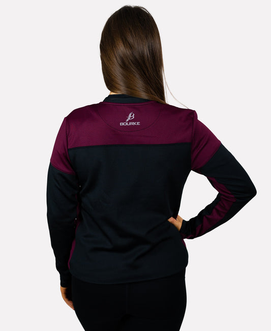 TACA Kids Crew Neck (Maroon/Black) Age 7/8