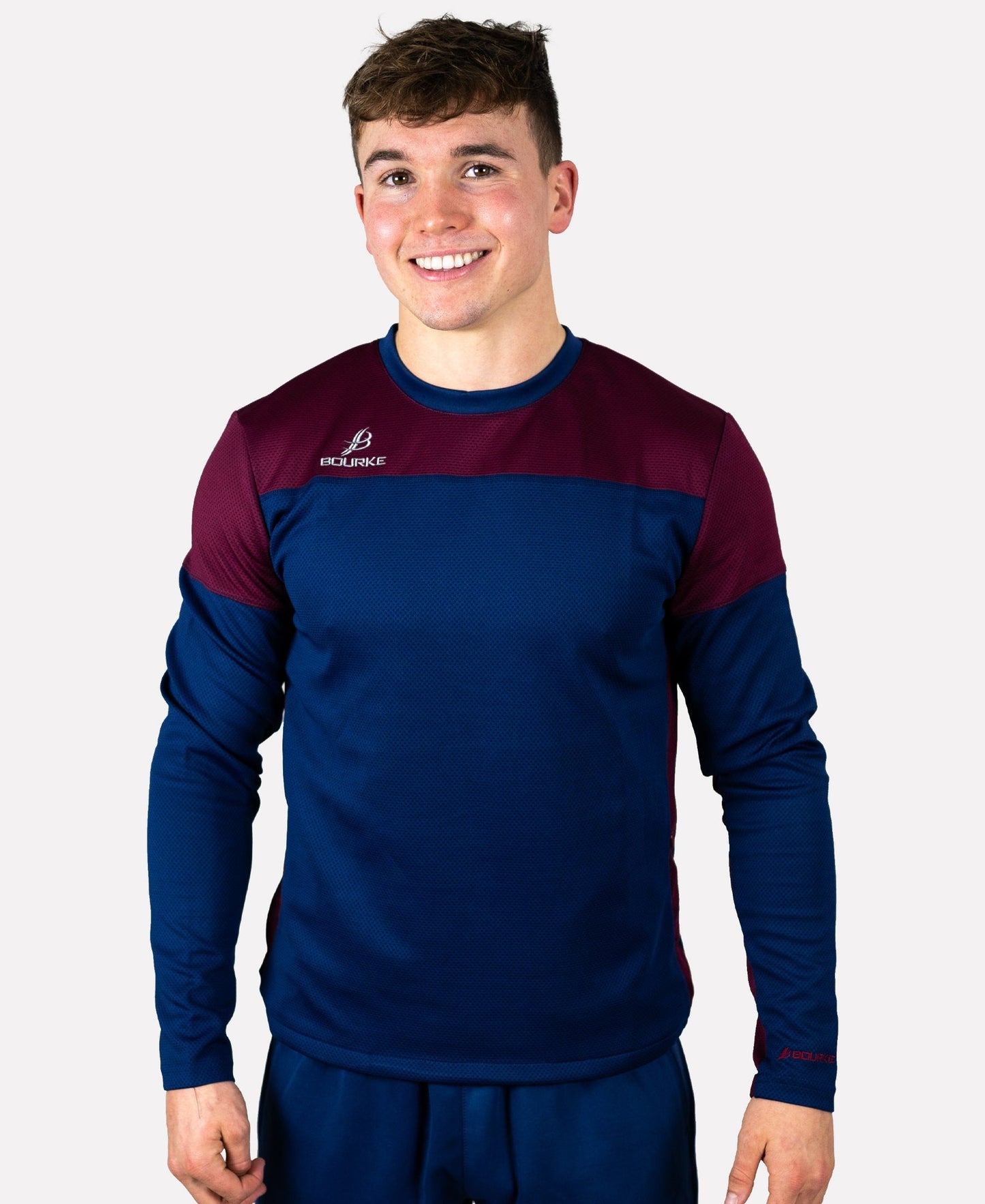 TACA Crew Neck (Maroon/Navy) Age 9/10