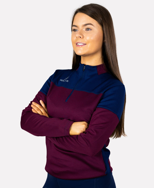 TACA Kids Half Zip (Maroon/Navy) Age 9/10