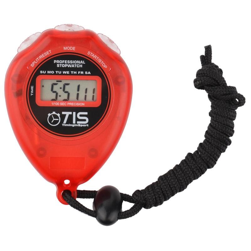 TIS Pro 018 Stopwatch Red
