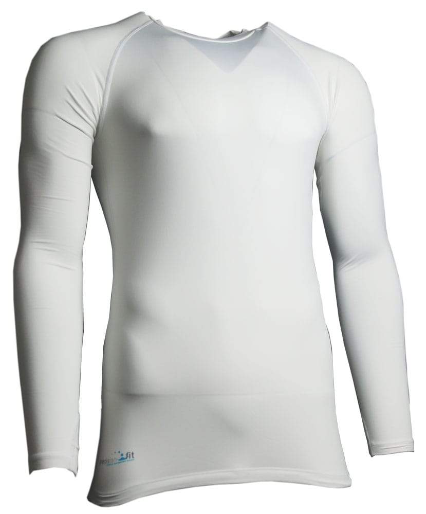 Precision Essential Baselayer Long Sleeve Shirt Adult White XLarge 46-48"