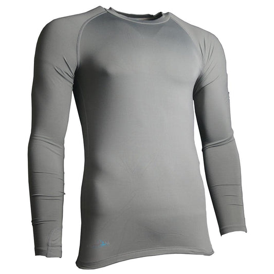 Precision Essential Baselayer Long Sleeve Shirt Adult Grey XLarge 46-48"