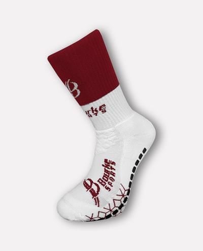 Miniz Chevron Socks (Adults 7-11) Maroon Amber